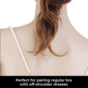 White Pearl Bra Strap - 4